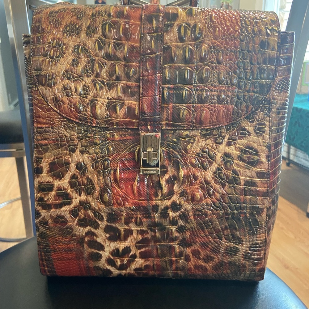 Brahmin back pack bag